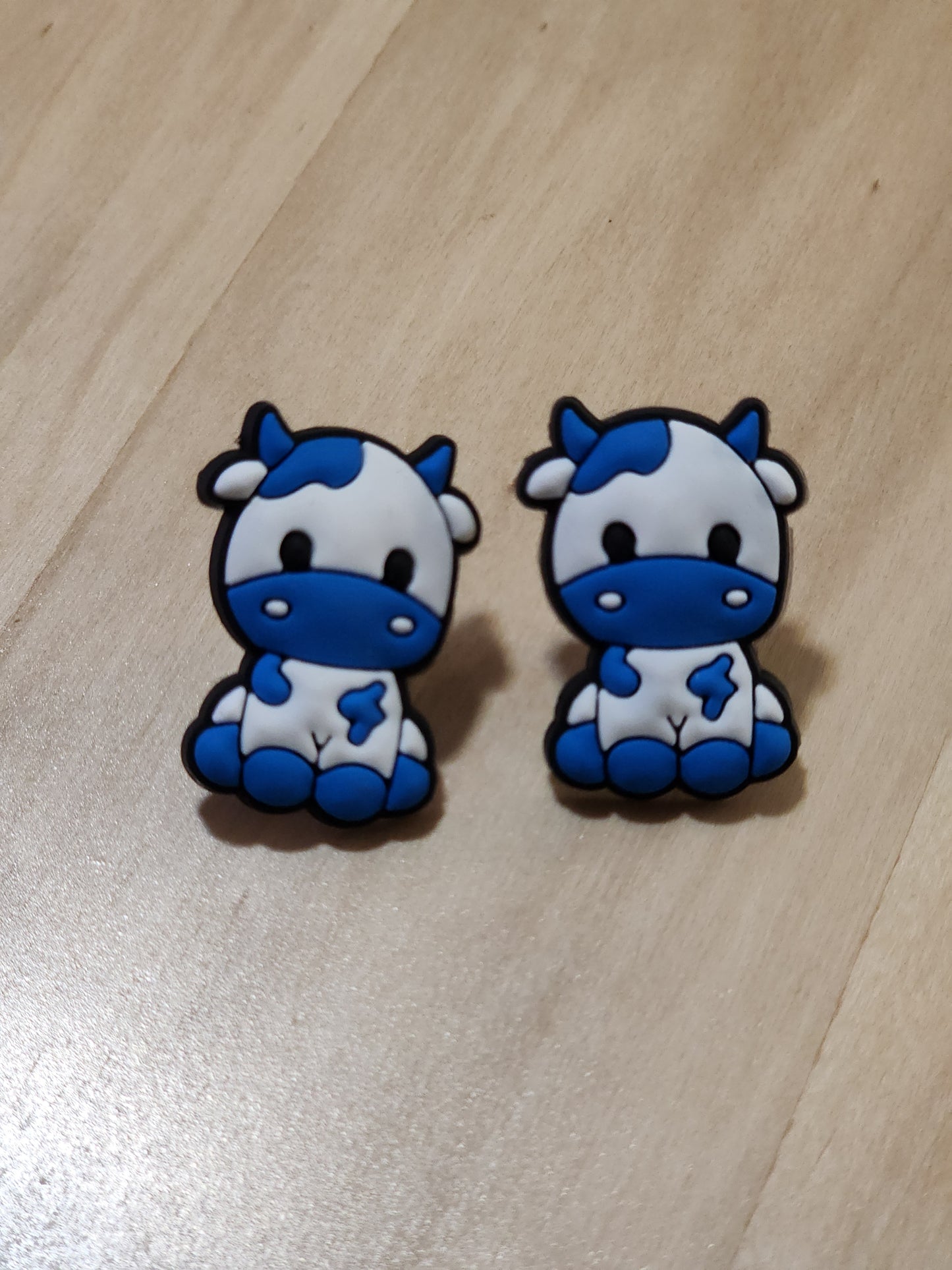 Cute Cow Straw Charms