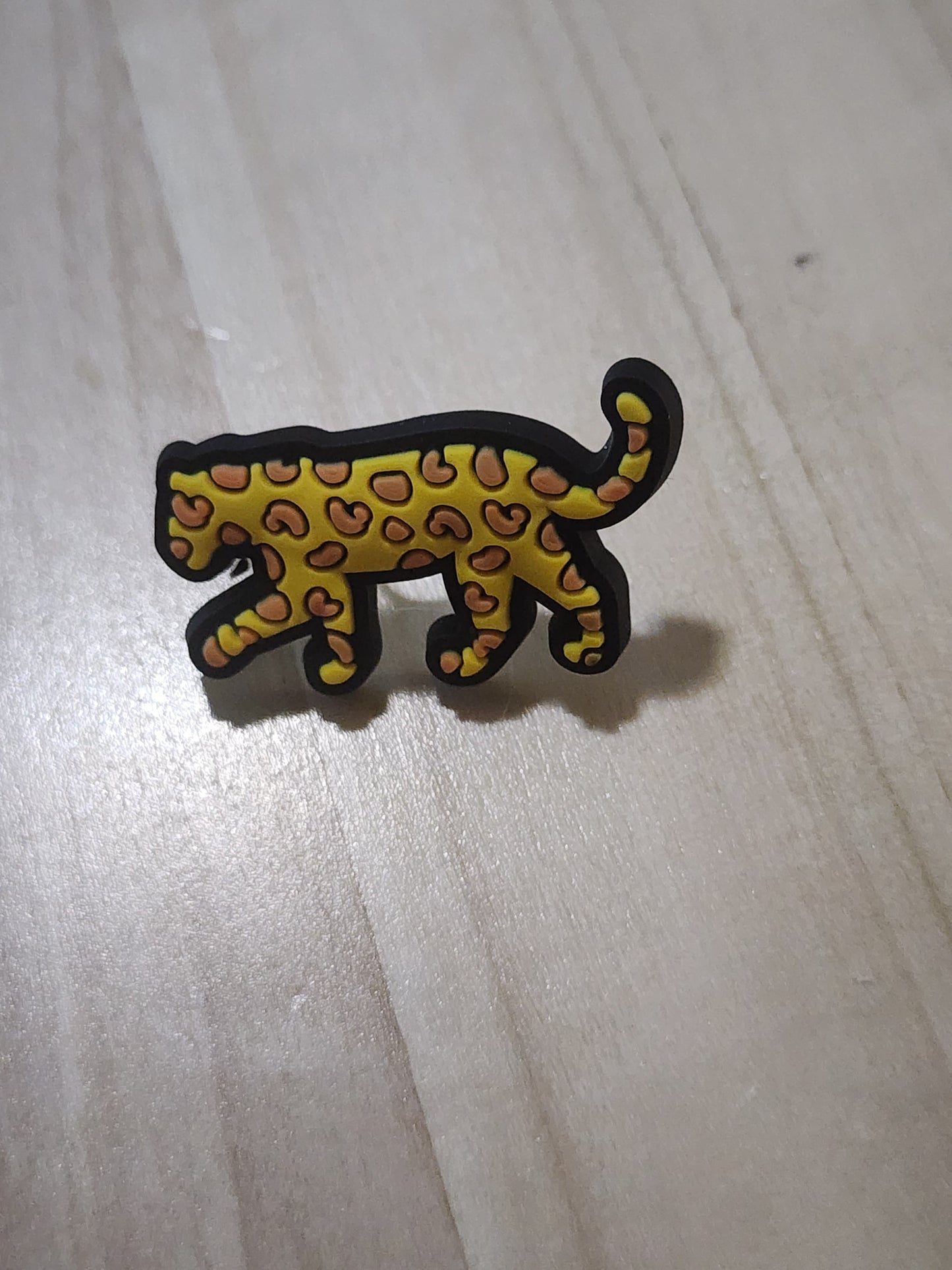 Leopard Print Straw Charms