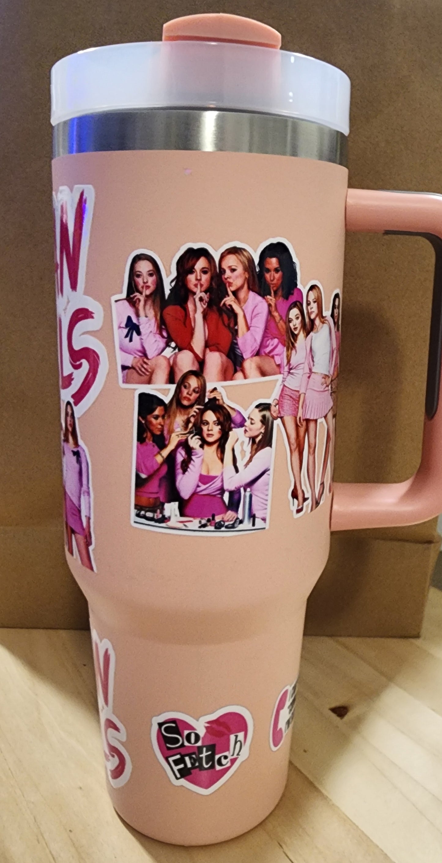 Mean Girls 40oz tumbler slight damage