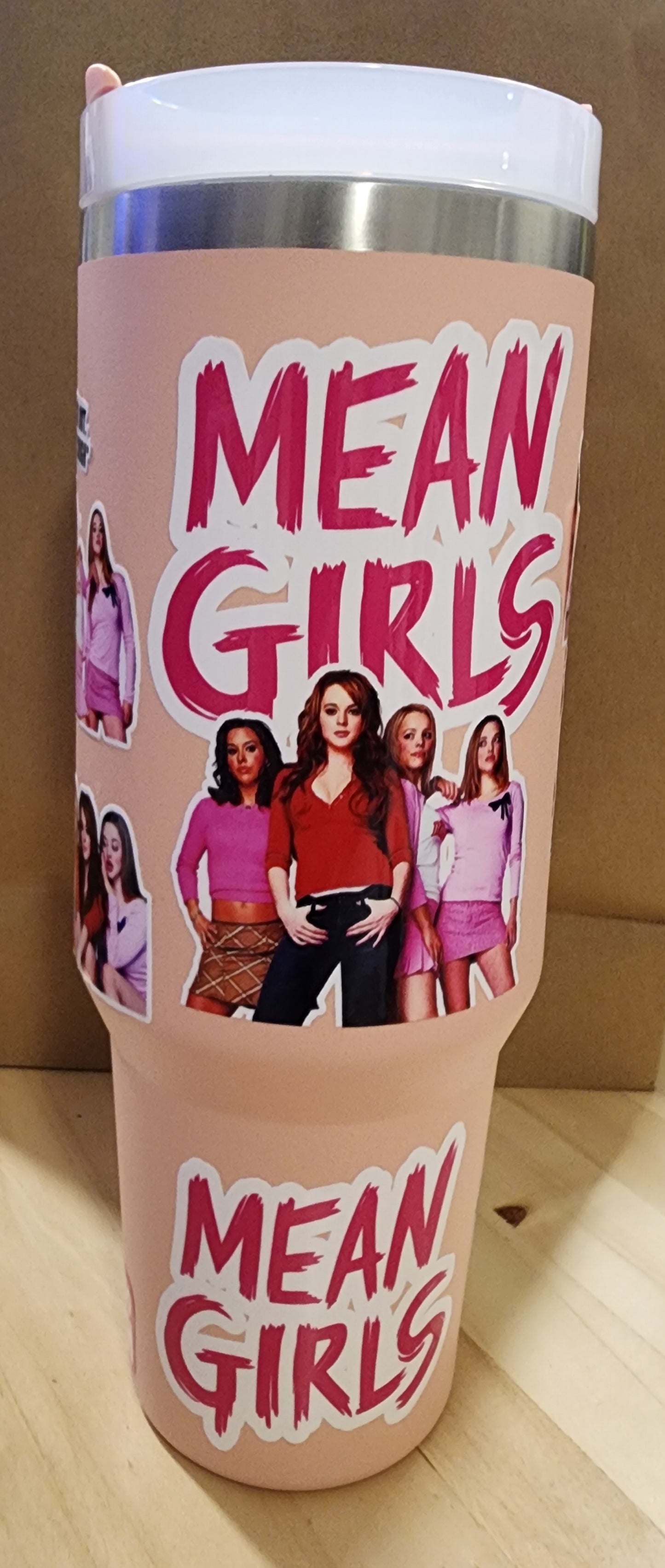 Mean Girls 40oz tumbler slight damage