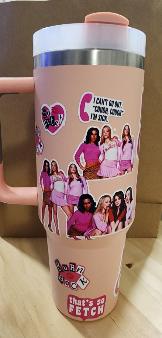 Mean Girls 40oz tumbler slight damage