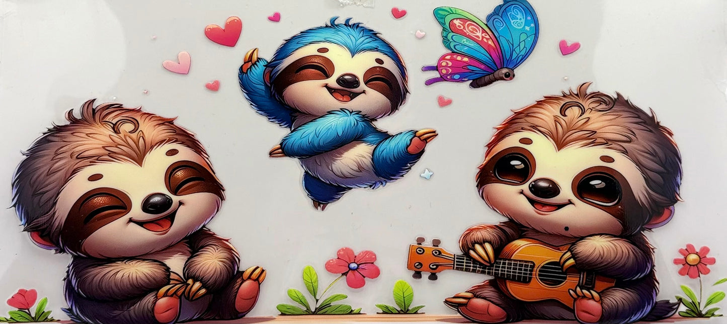 Cute Sloth Trio