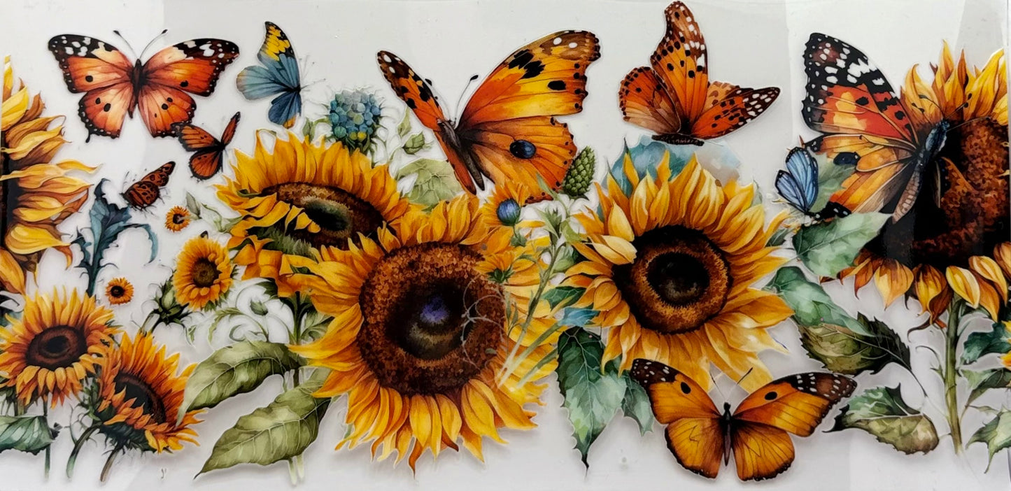 Butterflies & Sunflowers