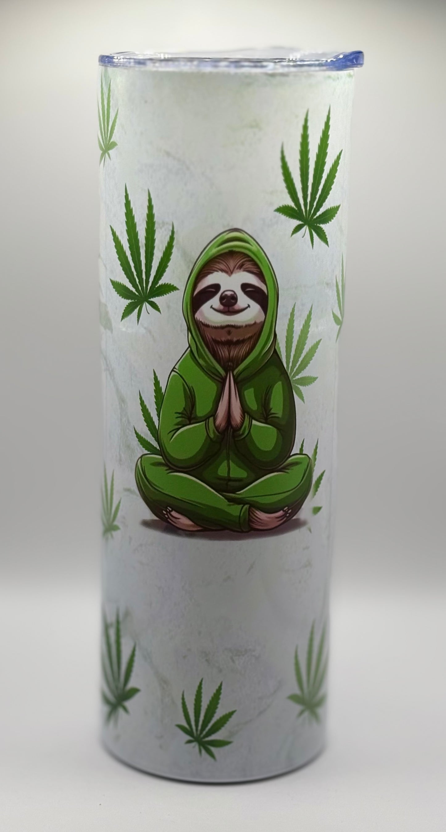 Green Sloth 20 oz tumbler