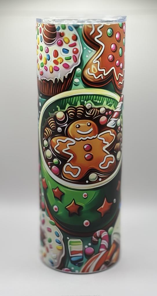 Gingerbread 20 oz tumbler