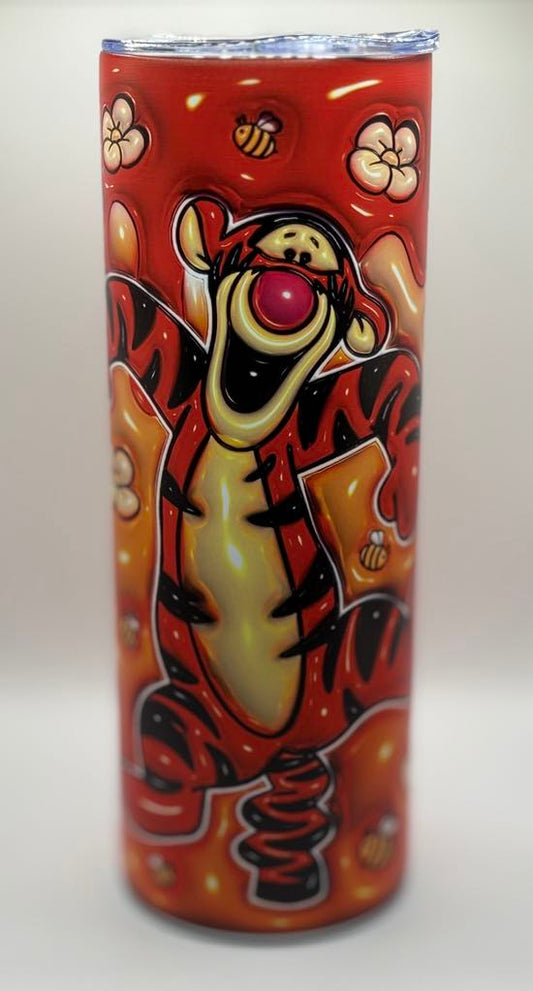 Bouncy Tiger 20 oz tumbler